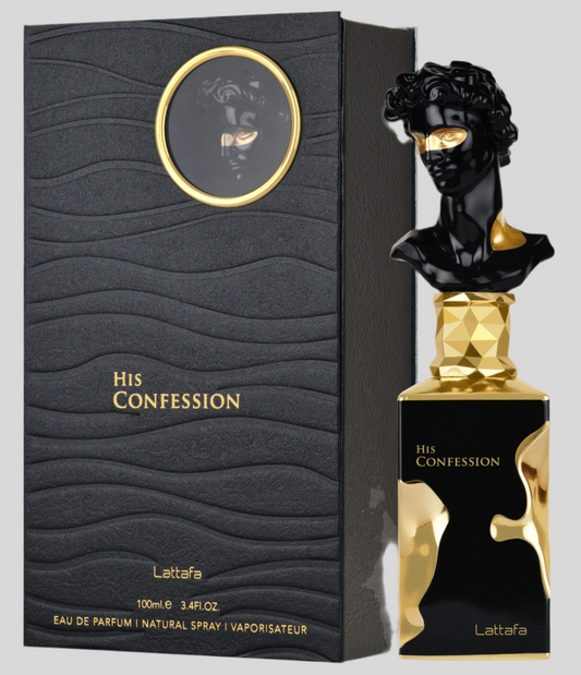 Lattafa His Confession Eau de Parfum voor mannen 100 ml