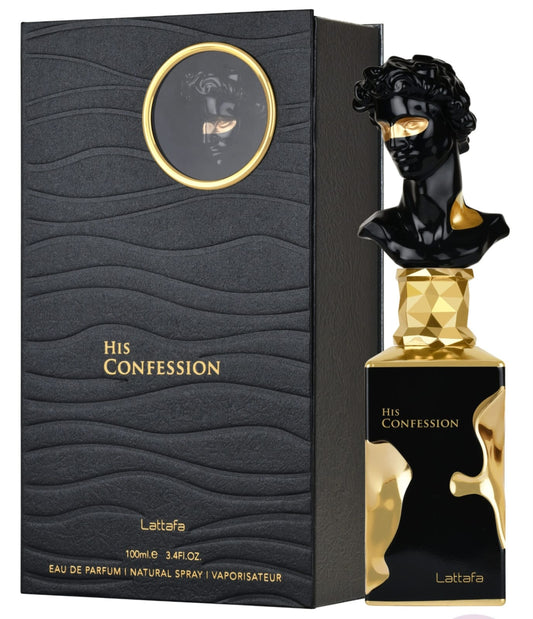 Lattafa His Confession Eau de Parfum voor mannen 100 ml